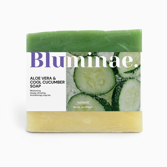 Aloe Vera & Cool Cucumber Soap 🥒 - Bluminae.