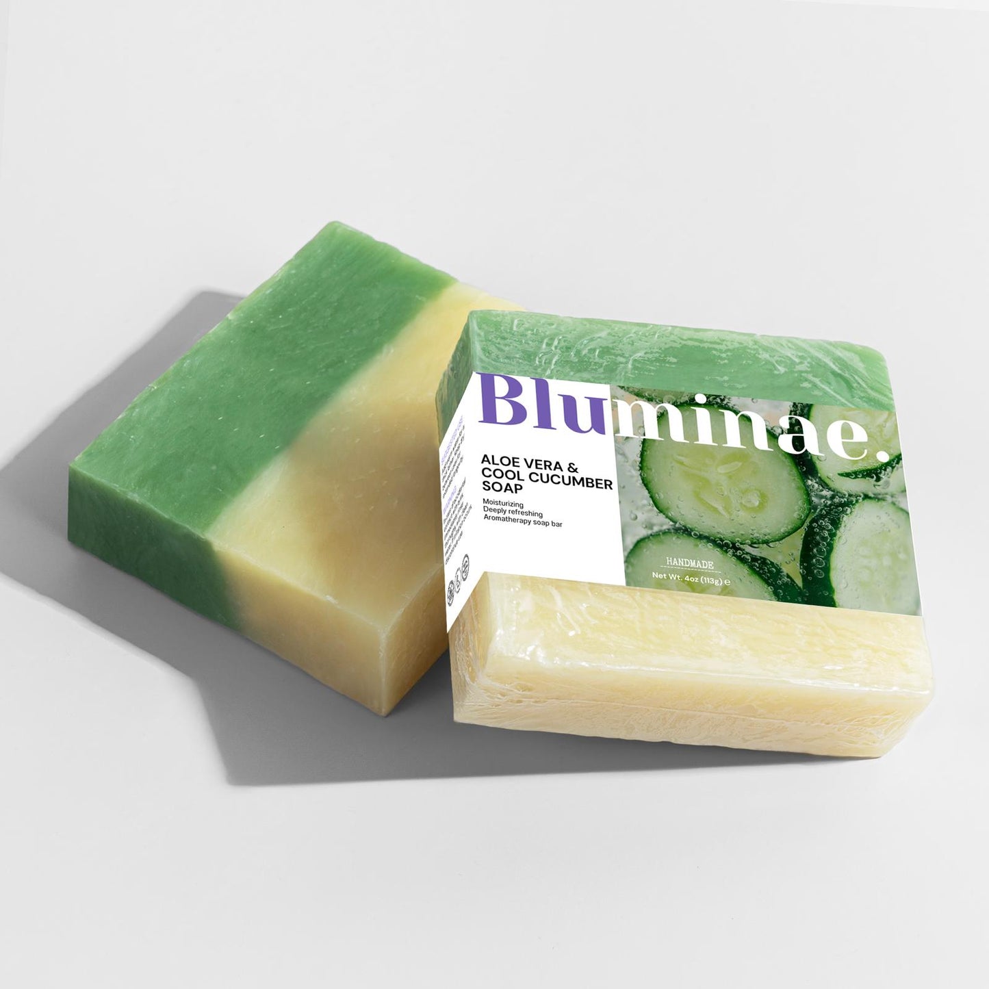 Aloe Vera & Cool Cucumber Soap 🥒 - Bluminae.