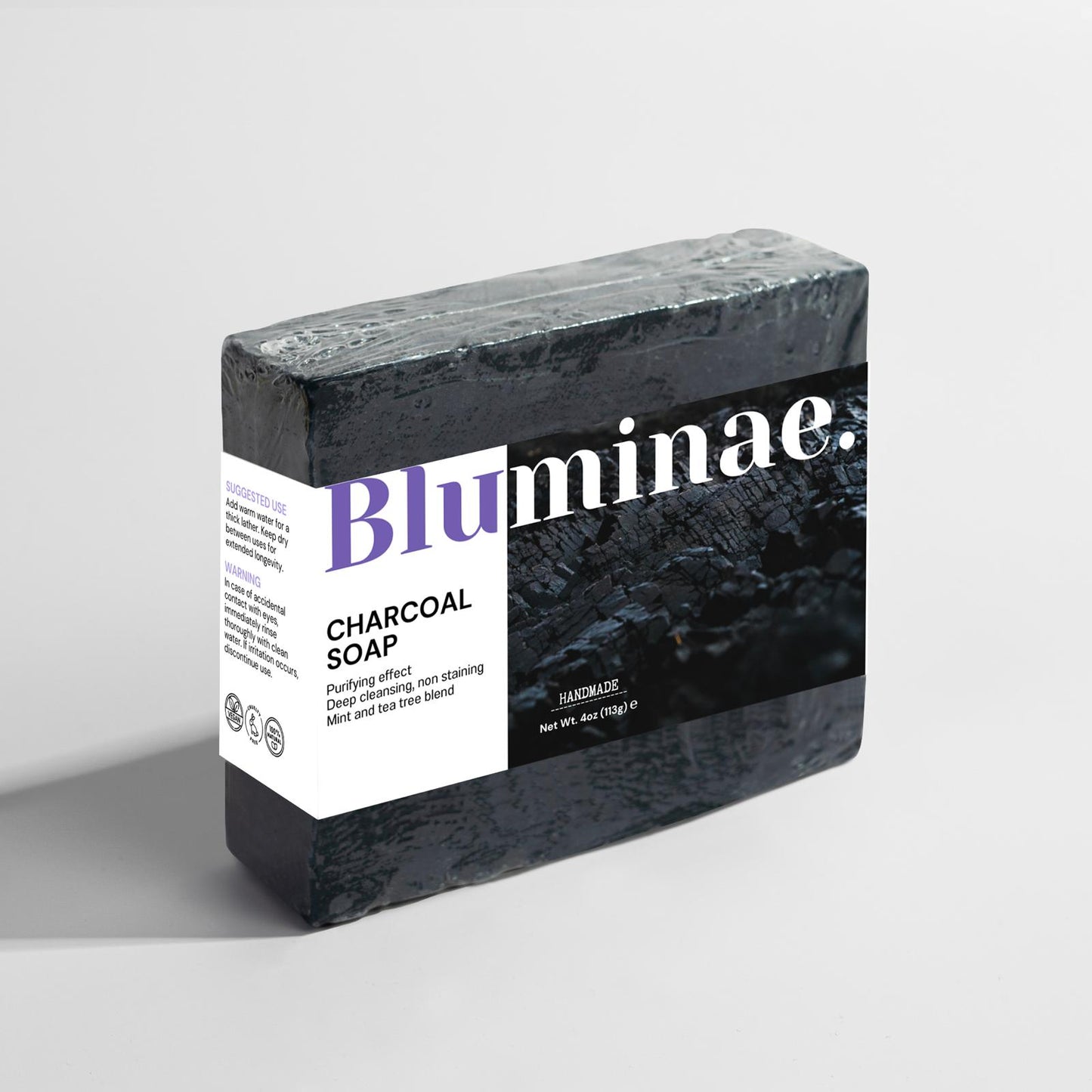 Charcoal Soap 🪨 - Bluminae.